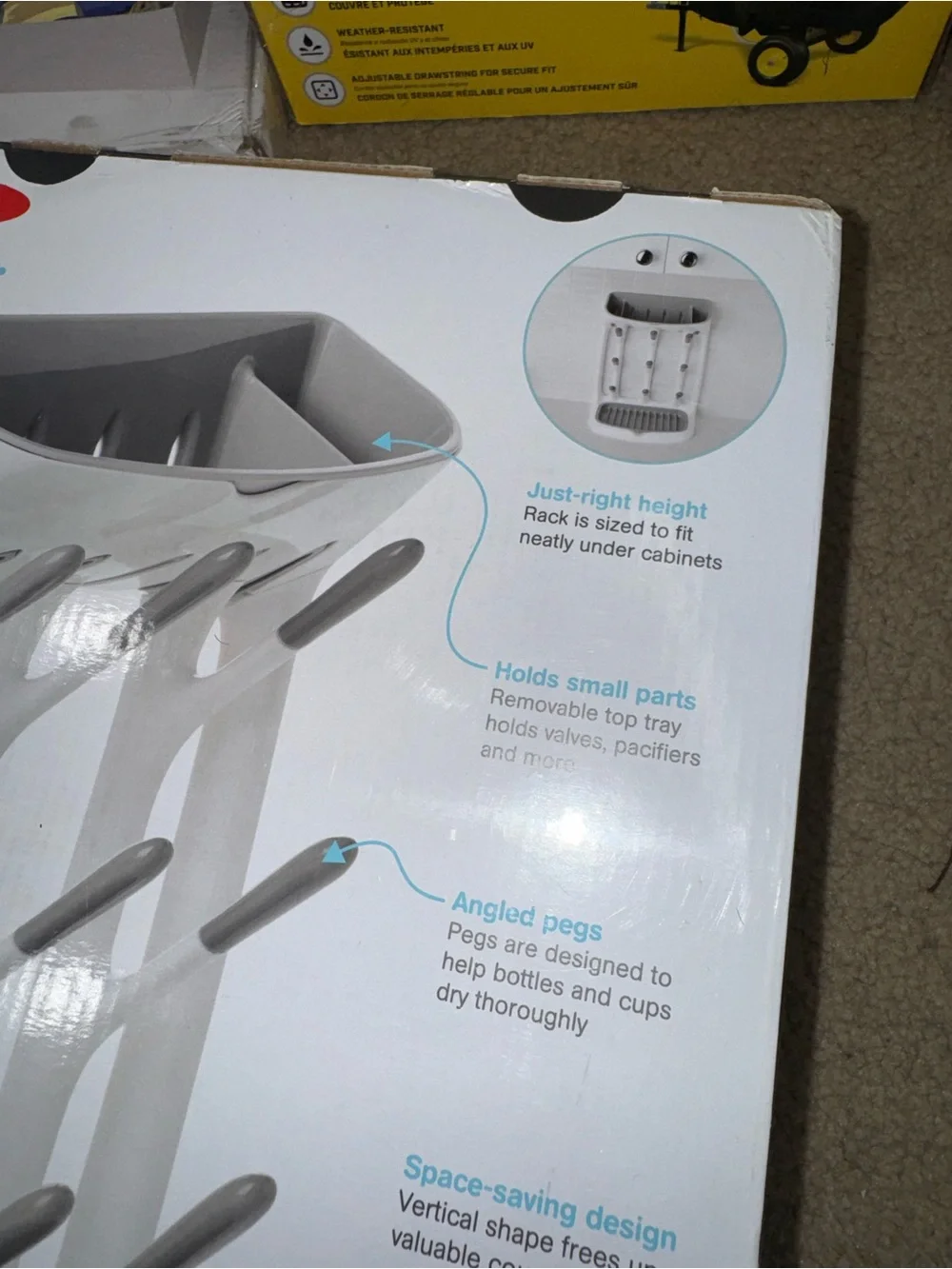 OXO Tot Space Saving Drying Rack Brand New